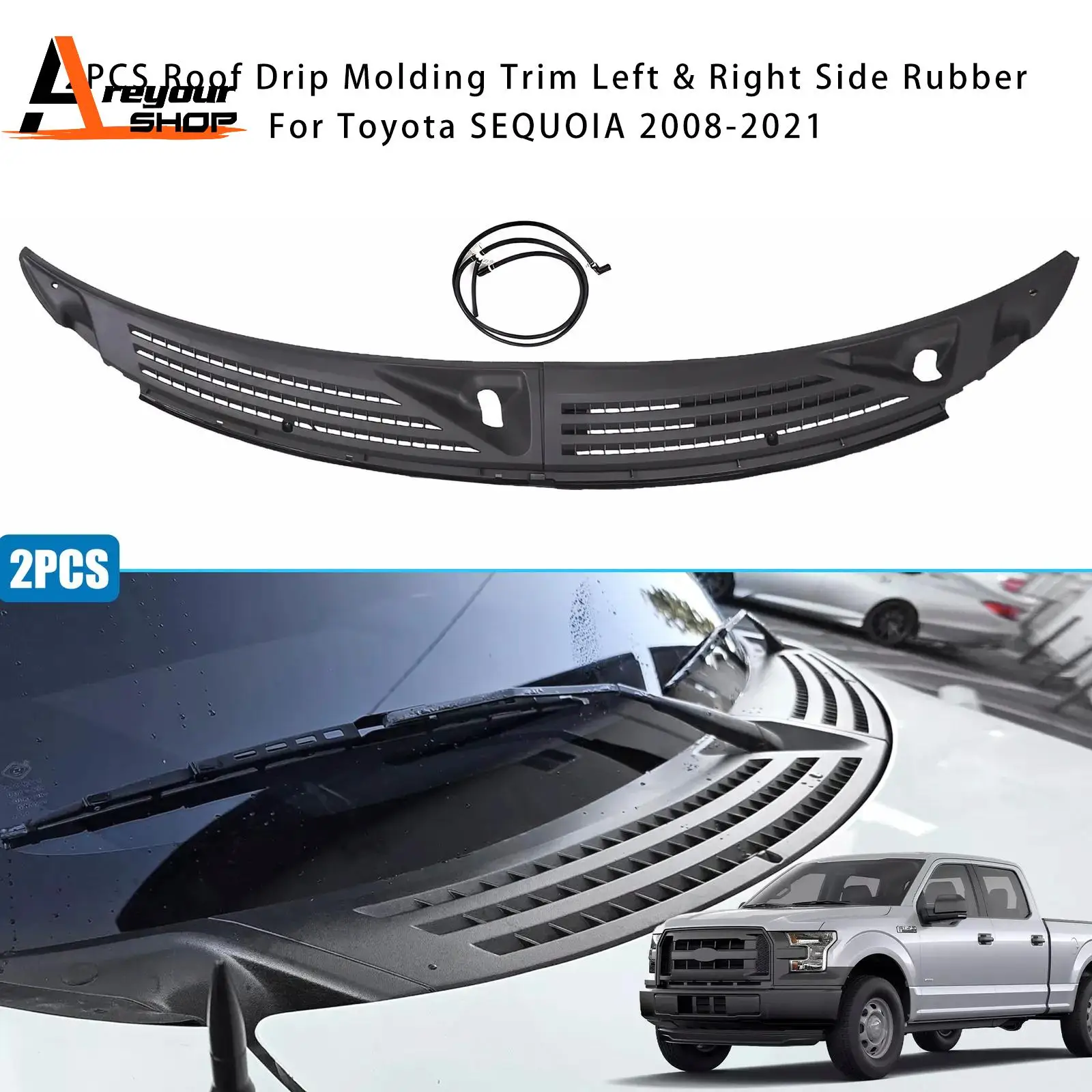 

Windshield Wiper Cowl Panel Grille BL3Z15022A68A for Ford F150 F-150 2009 2010 2011 2012 2013 2014
