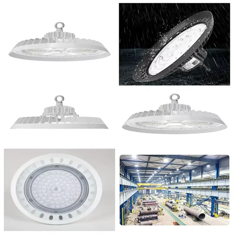 LED Mining Lights for UFO Flying Saucer Design Pressure Cast Aluminum IP65 Dimmable High Ceiling Factory Wholesale