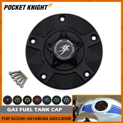 GSX1300R Gas Fuel Tank Cap For SUZUKI HAYABUSA GSX 1300R 2008-2020 Motorcycle Accessories Quick Release Cover Gasoline Cap
