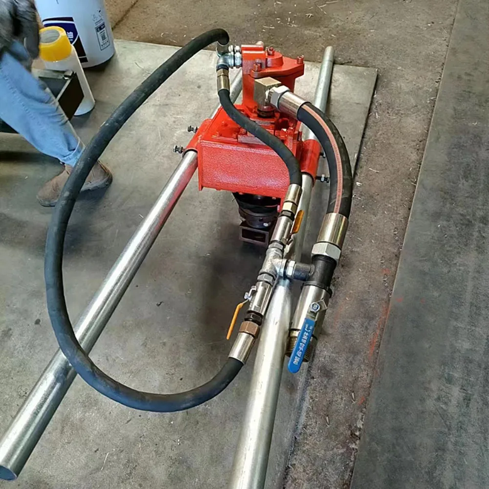 آلة حفر النحل المحمولة الهوائية DTH الحفر المحمولة آلة حفر الصخور الضوئية الصغيرة