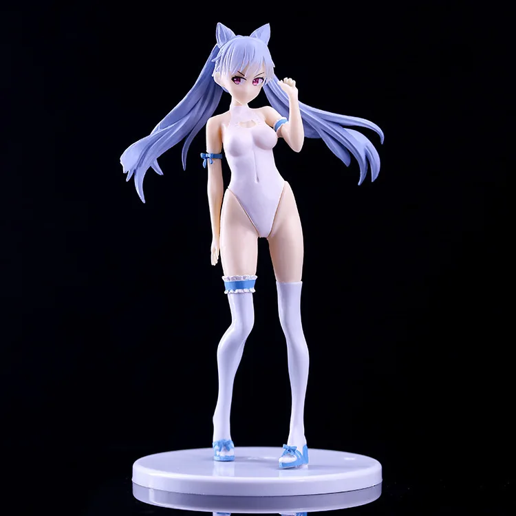 19CM Genshin Impact Keqing Swimsuit Action Figure Collection Toys Christmas Gift Doll With Box