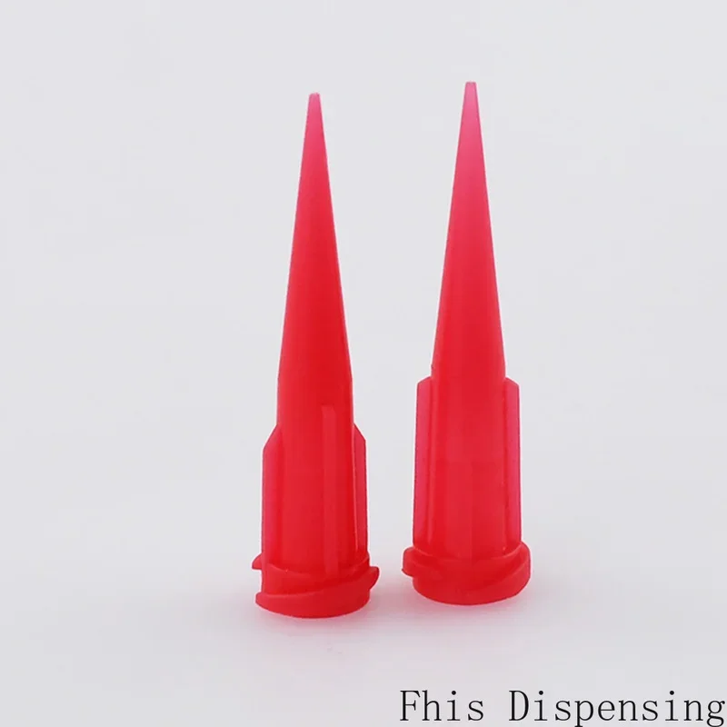 1000pcs/pk 25G Plastic Conical Fluid Smoothflow Tapered Needle Dispense Tips