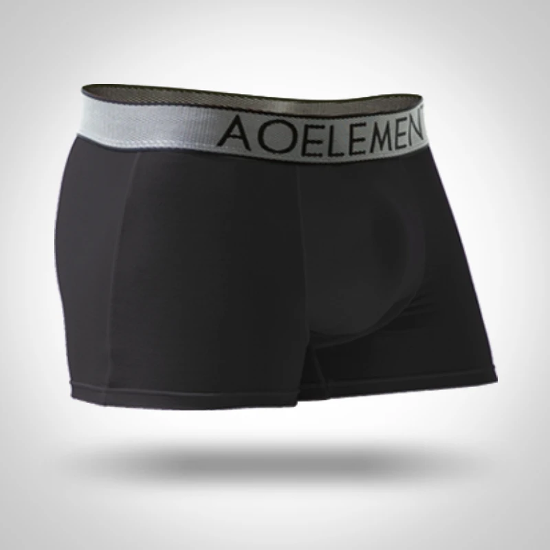Men's Underwear with U-Shaped Design to Prevent Shifting, Bullet-Style Separation for Spermatic Veins, Boxer Briefs with Varicose Vein Support Pouch