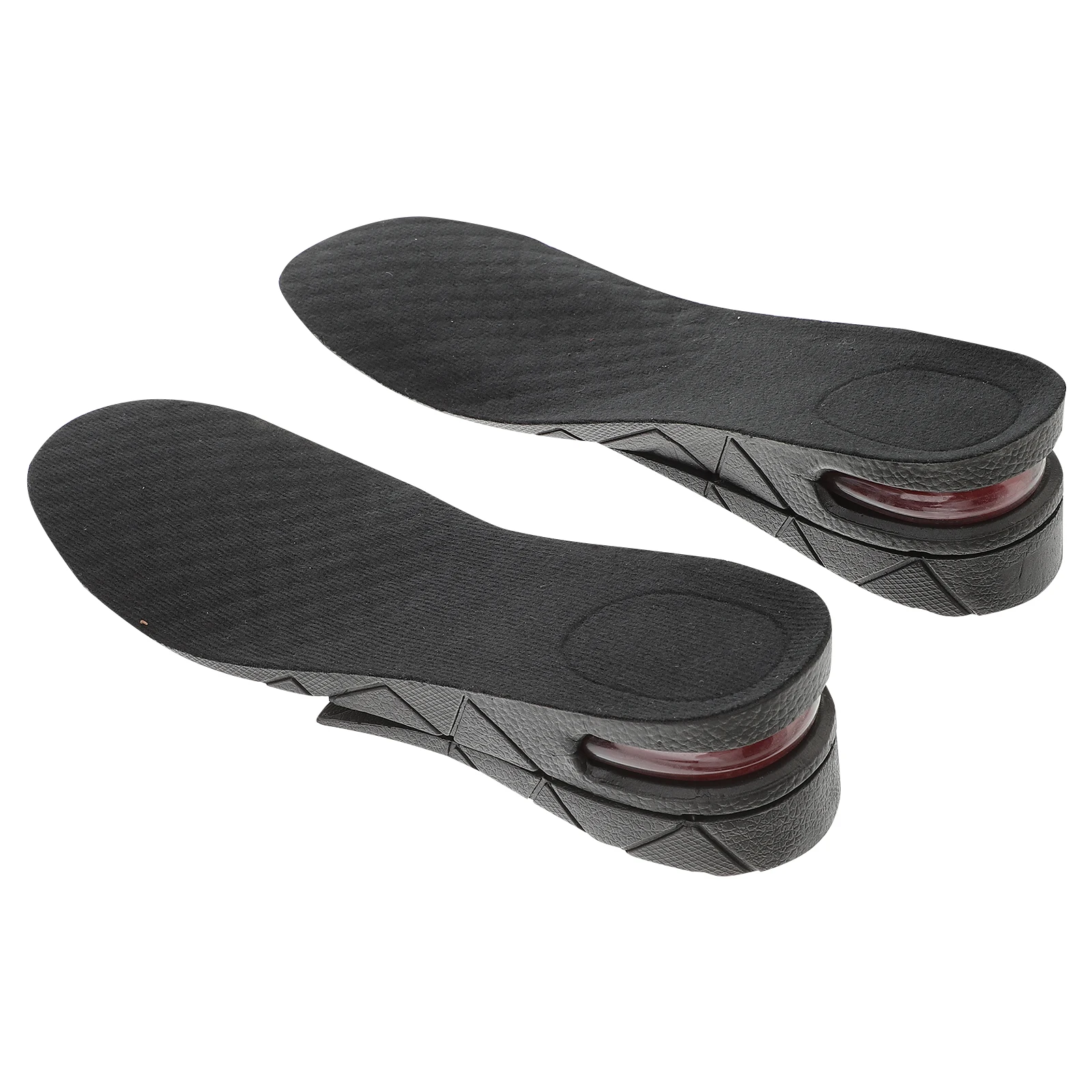 

5cm Height Increasing Insoles for Men Elevator Shoe Pads 2-layer Adjustable Universal Fits Soft PU Comfortable Damping Effect