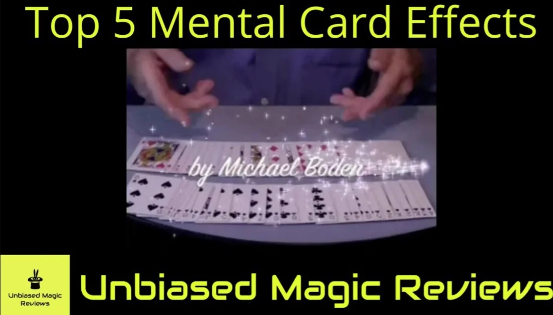 Michael Boden – I 5 migliori effetti della carta mentale - Trucchi di magia (download istantaneo)