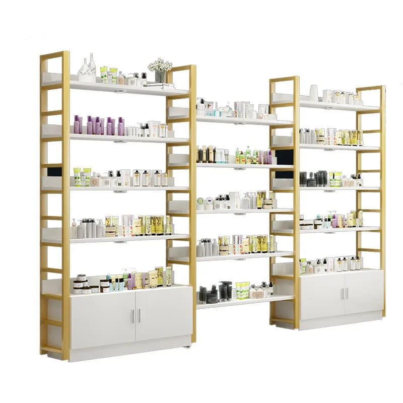 Shelf display rack Multi-layer combination against the wall Container clothing store Bag display rack Convenience store Snack