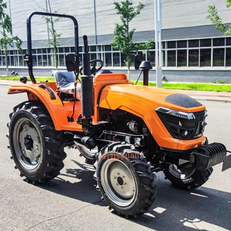 China-Made：Farm small import agricultural cheap 4x4 wheel tractor diesel engine agriculture mini farm working tractor for sale