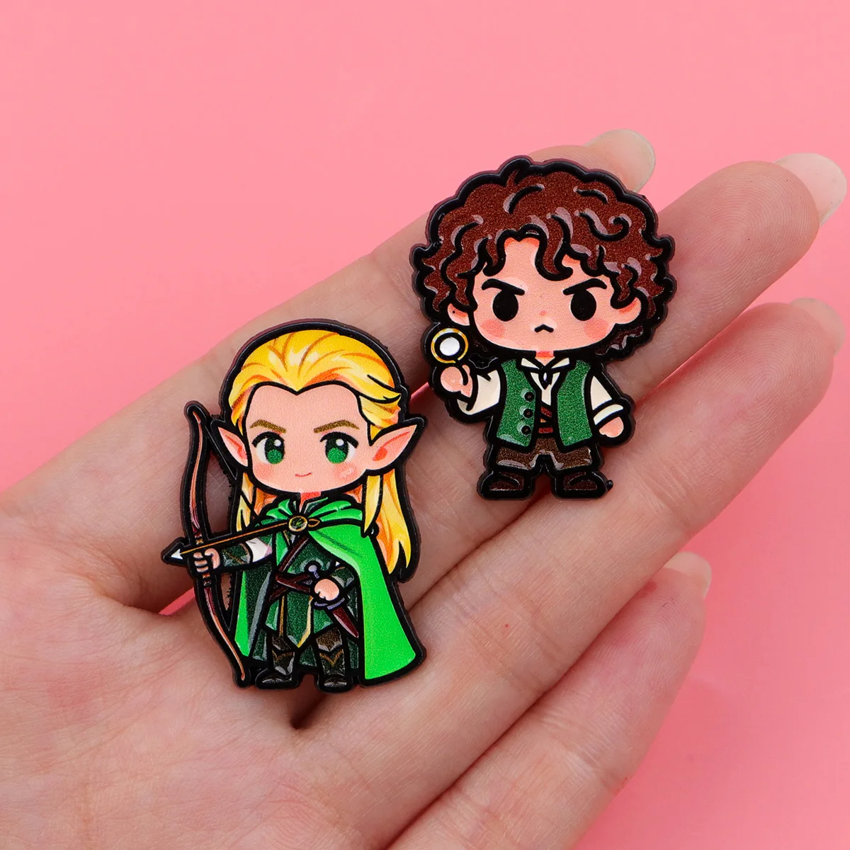 Wizard Emaille Pin Film Inspiratie Badges op Rugzak vrouwen Broches Hoed Reversspeldjes Cosplay Accessoires Speelgoed Geschenken