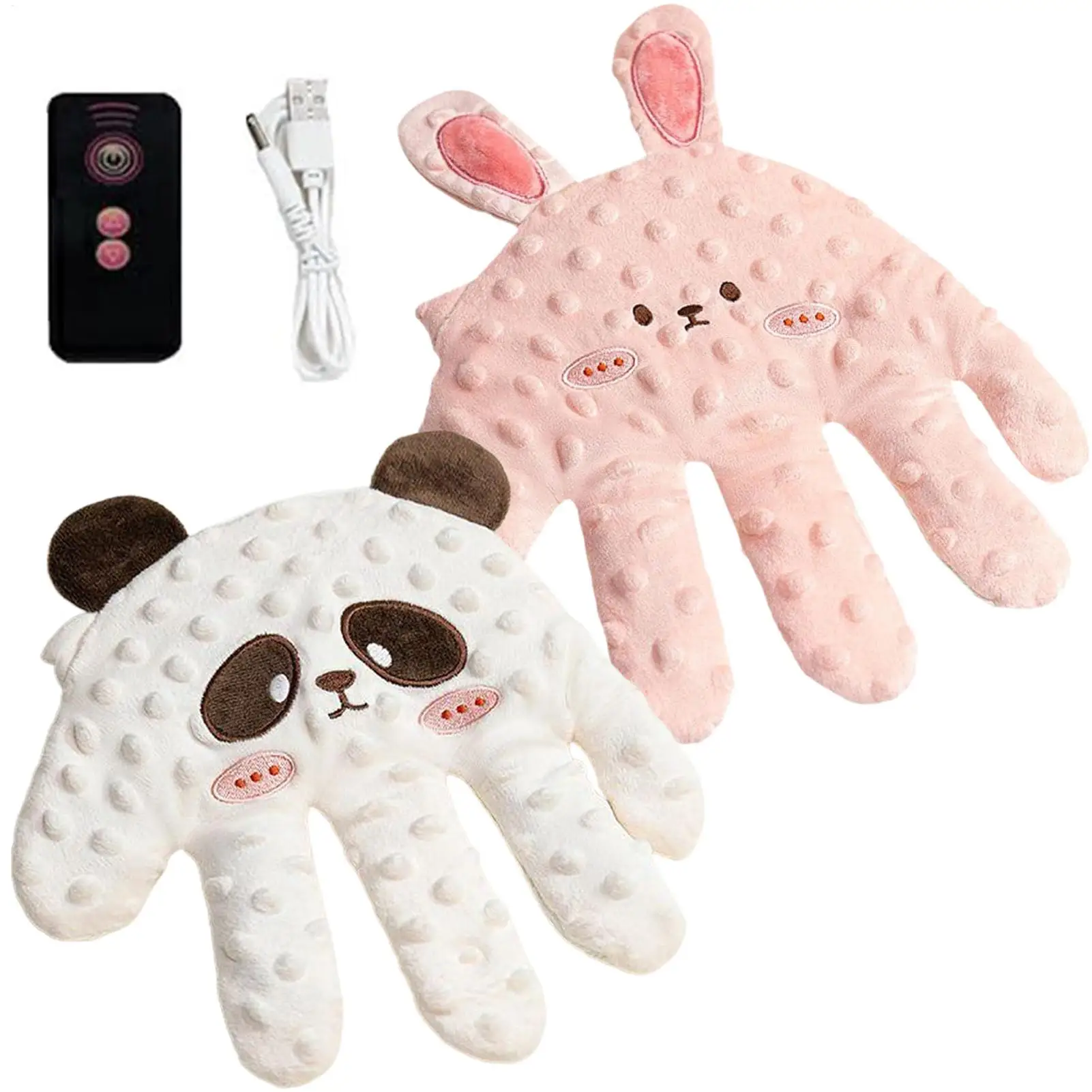 부드럽고 진정시키는 아기 수면 보조 베개, 엄마 손바닥 모양 아기 수면 조절 가능 자동 박동기, 아기 침대/유아용