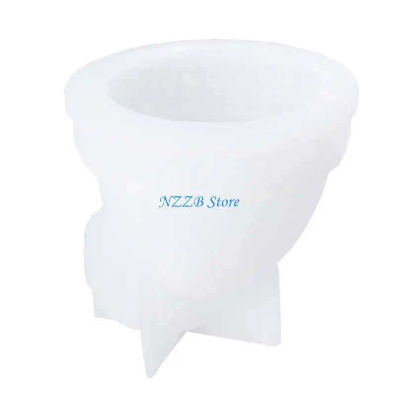 T21F لتقوم بها بنفسك كريستال ثلاثي الأبعاد قبعة عيد الميلاد ثلج الحلي قلادة القالب