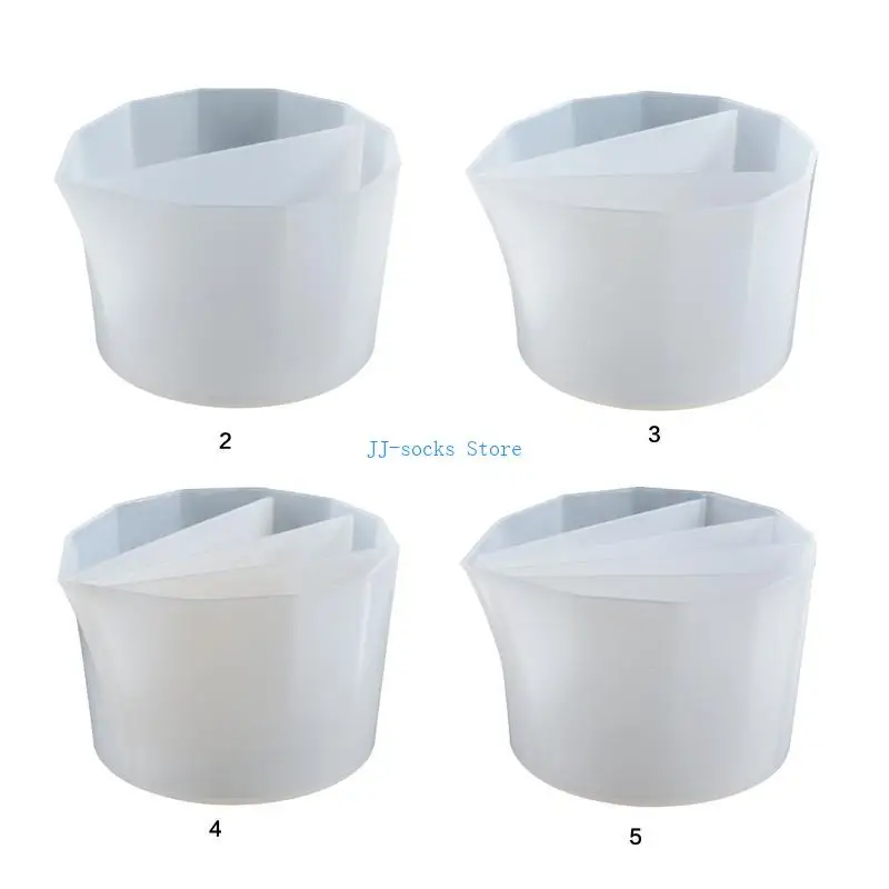 37JB Strumenti per colla in resina fai-da-te Tazza in silicone per realizzare tazze da colorare per pigmenti riutilizzabili