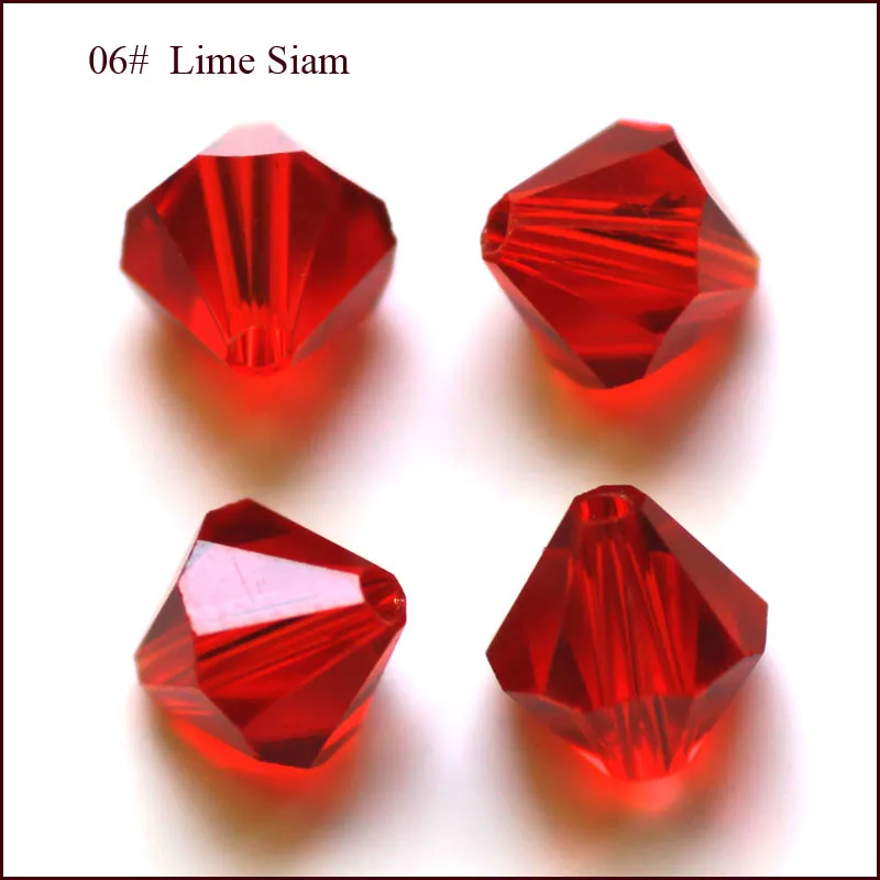 StreBelle AAA Kristall Doppelkegel Perle 5301 200 TEILE/LOS 3MM 4MM 5MM 6MM 8MM 10MM Tschechische Lose Facette Glas Perlen für DIY Schmuck Machen – Detail 9