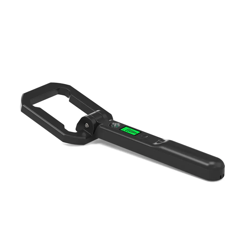 Professional Metal Detector Foldable Hand Held Searcher With Compass And LCD Screen Gold Coins Relics Finder Device