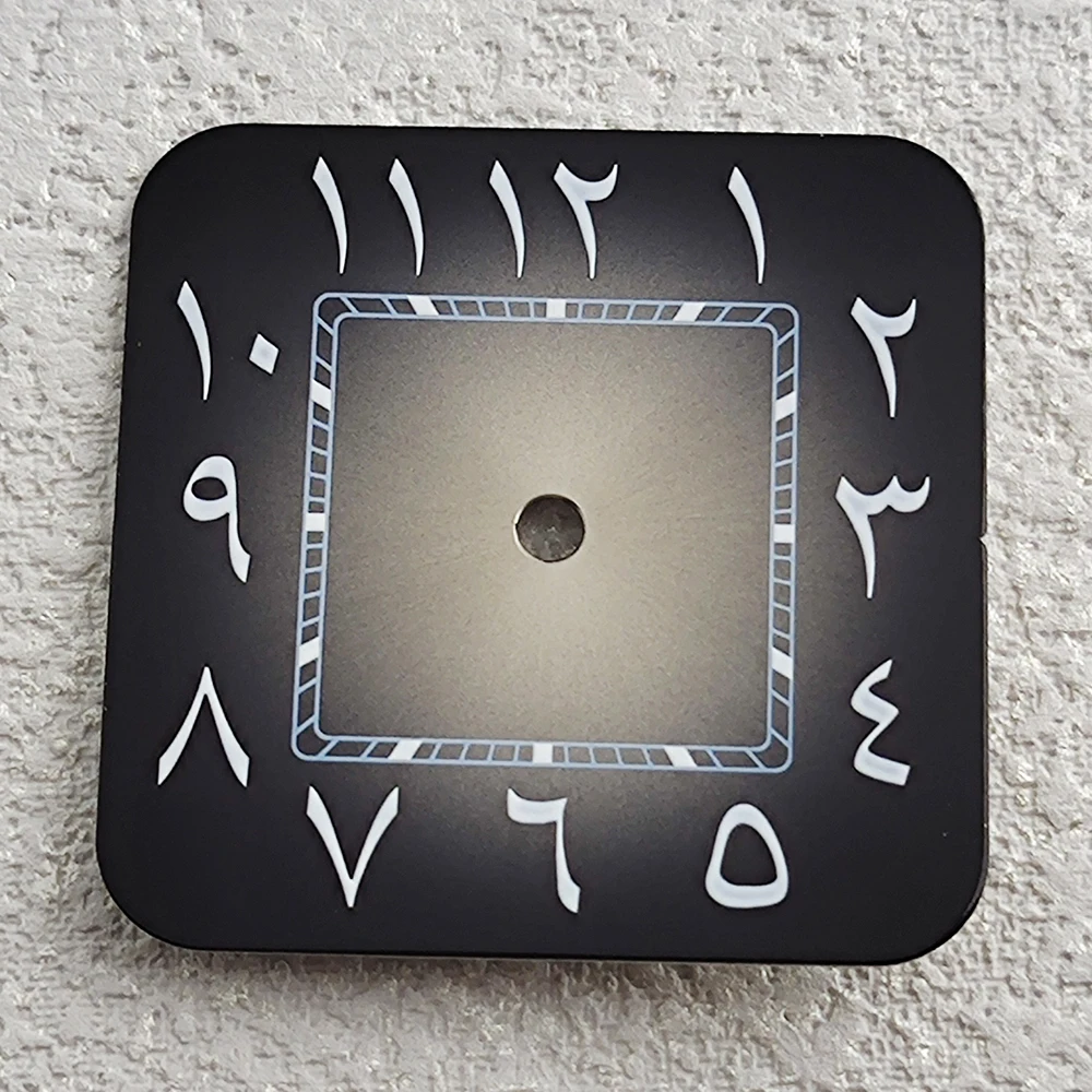 NH35 quadrante quadrato quadrante arabo accessori per orologi adatti per fibbia pieghevole cassa quadrata NH35/36 strumento di riparazione dell'orologio con movimento