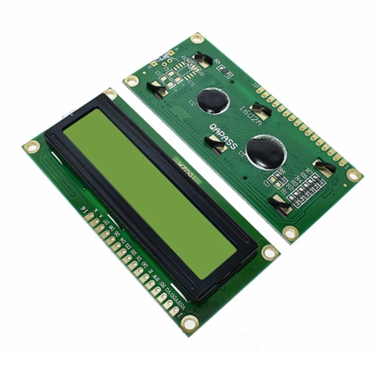 Módulo adaptador de interfaz Serial para Arduino, LCD1602 + I2C 1602 16x2 1602A, pantalla azul/Verde HD44780, caracteres LCD /w IIC/I2C