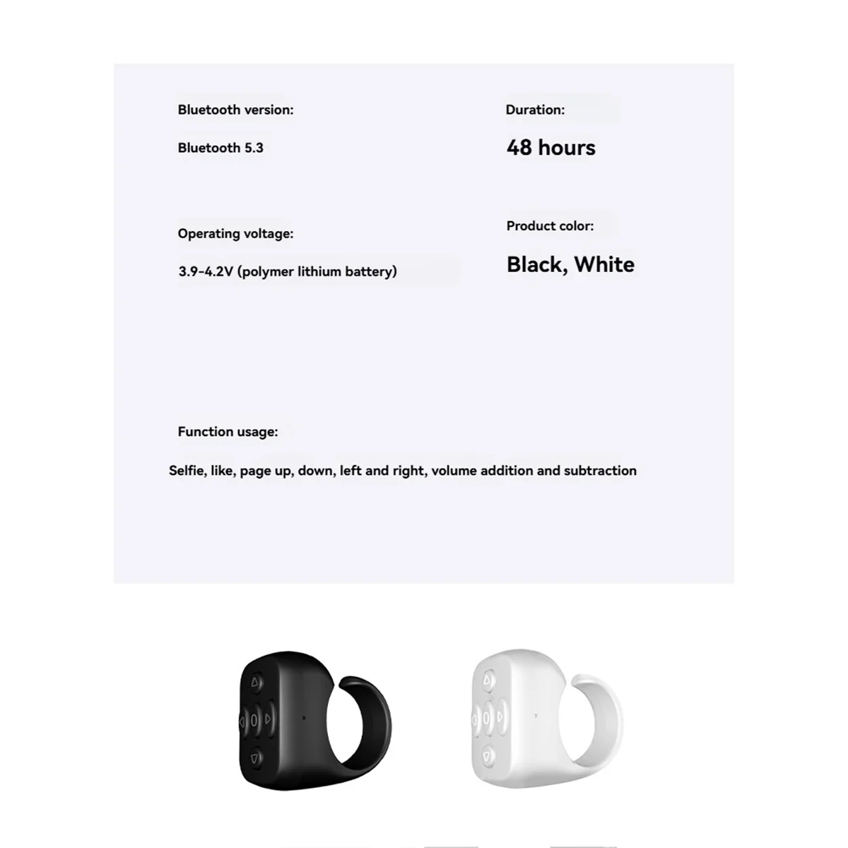 POP-lWireless Bluetooth Air Mouse Мобильный селфи Ленивый мгновенный пульт дистанционного управления Кольцо Музыкальный видеоконтроллер для ноутбука и телефона