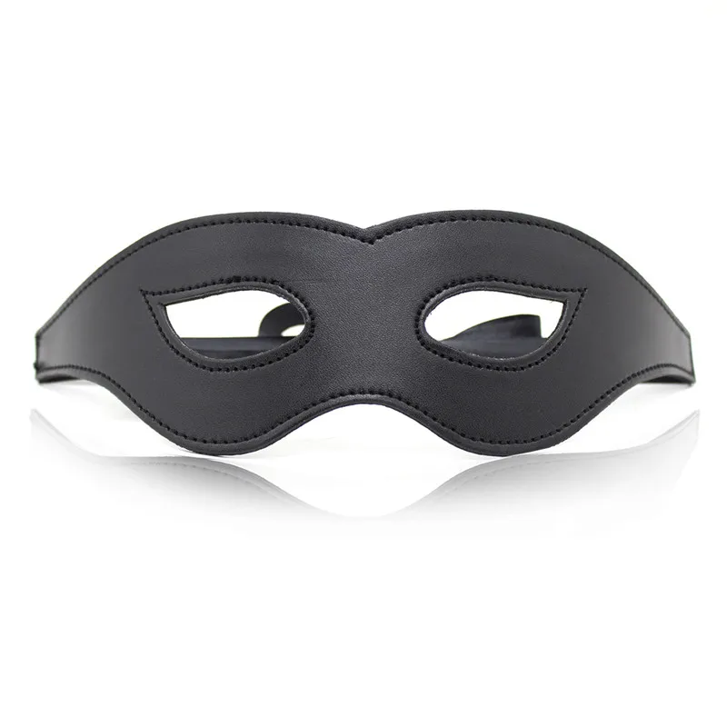 Sex Black Head Bondage Hood Mask Open Eye Mouth With Zipper Erotic Couple Flirting Toys Adjustable mask Cosplay