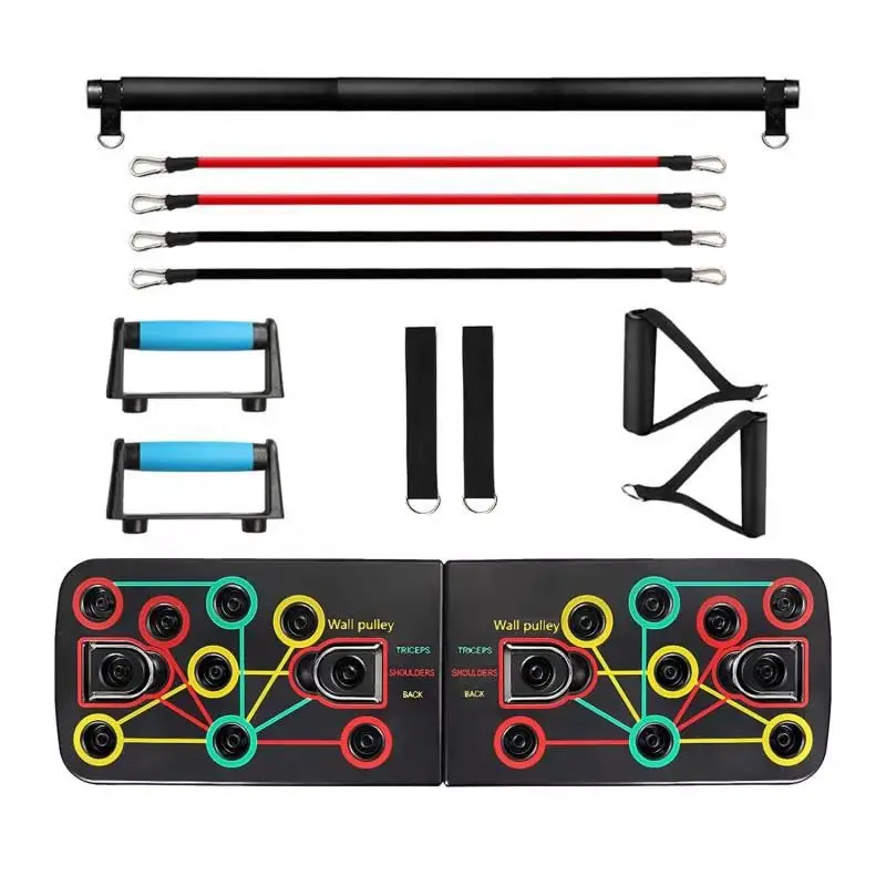 New Unisex Push-up Board Fitness Combo Set Home Gym Workout for Chest Abdominal Latissimus Dorsi Muscles Push-up Stand