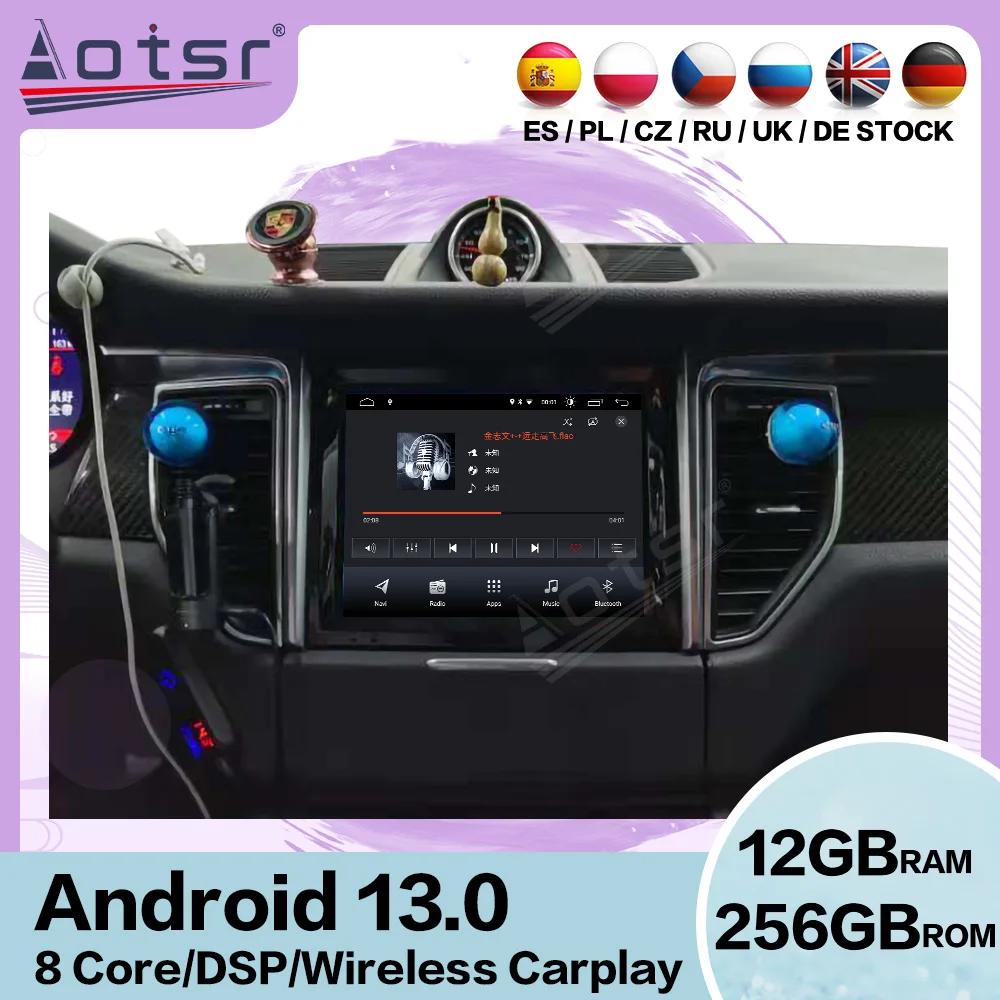 

Qualcomm Android 13 Smart Display For Porsche Macan 2014~2016 GPS Navigation Stereo Receiver Multimedia Car Radio Auto Head Unit