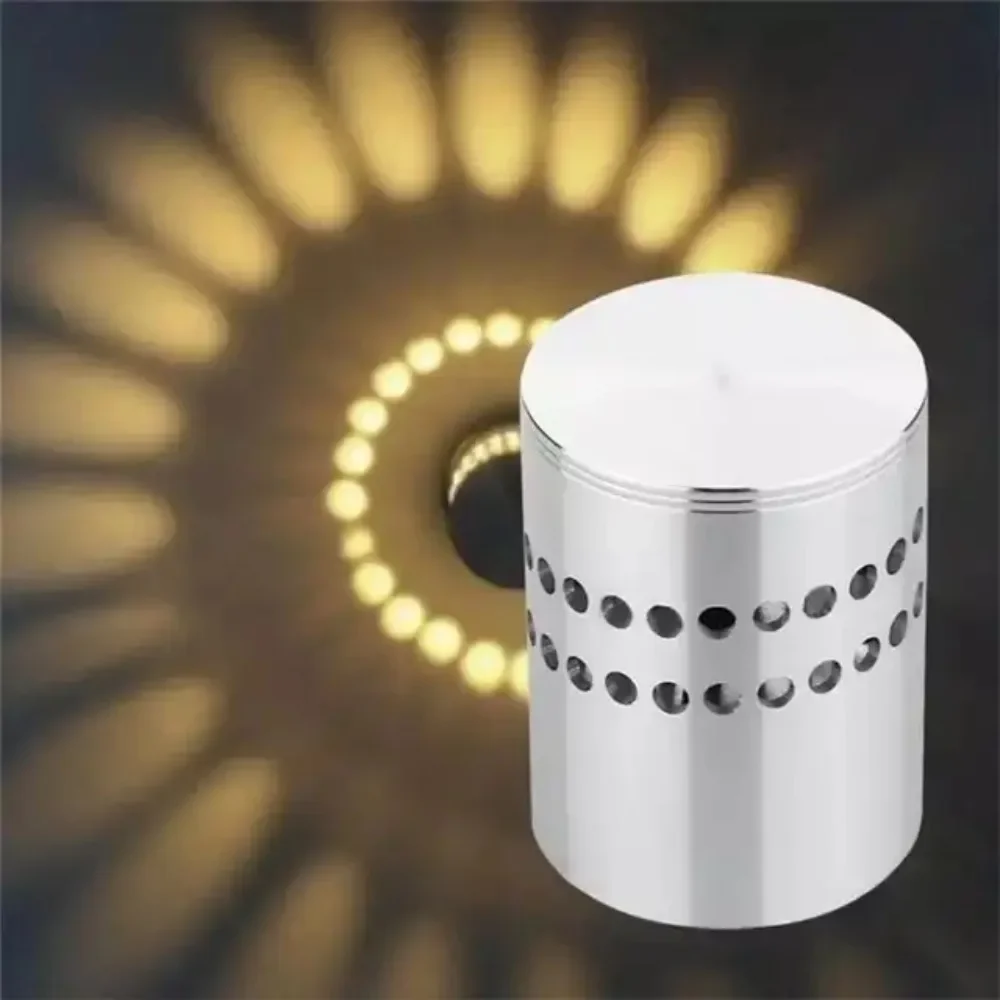 

Led Spiral Hole Wall Light Colors With Rgb Remote Control Suitable For Hall Ktv Bar Home Decoration Art Wall Lamp