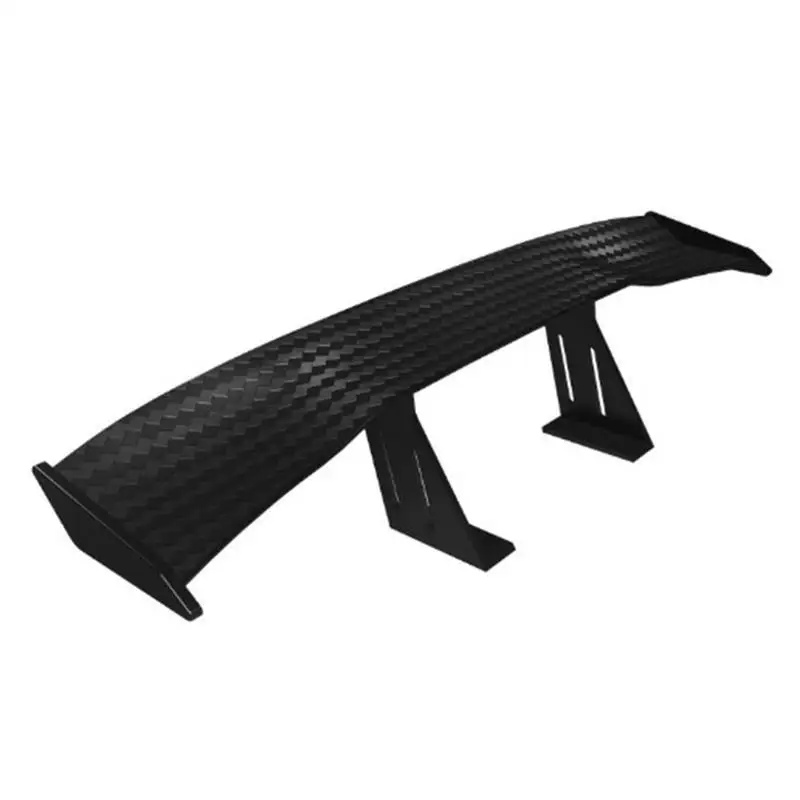 Carbon black Car Rear Spoiler Mini Wings Small Model Decoration ABS Auto Accessories GT Style Winglet Winglet Tail Decoration