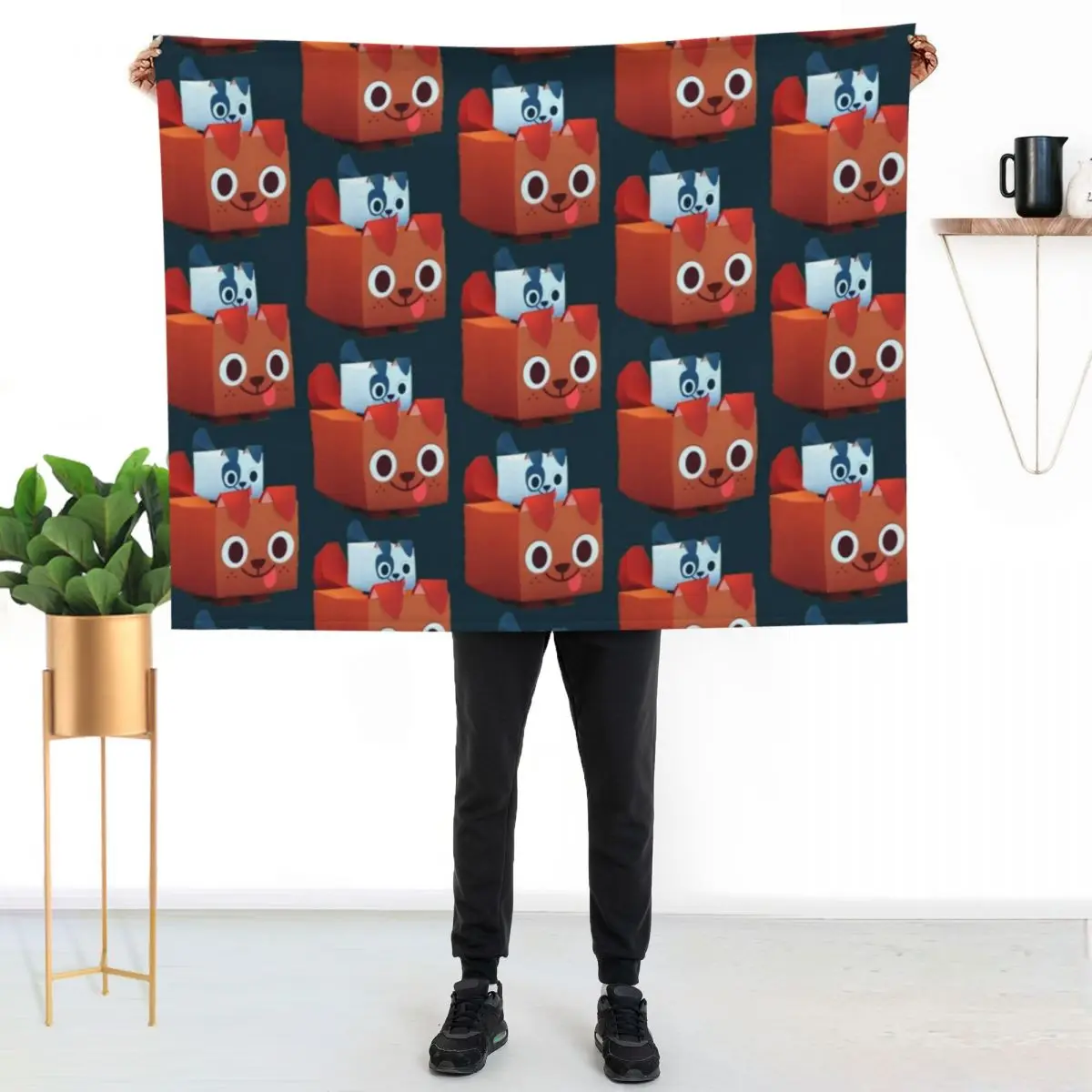 pet simulator x Throw Blanket Custom Softest Retros Blankets For Baby Camping cosplay anime Blankets