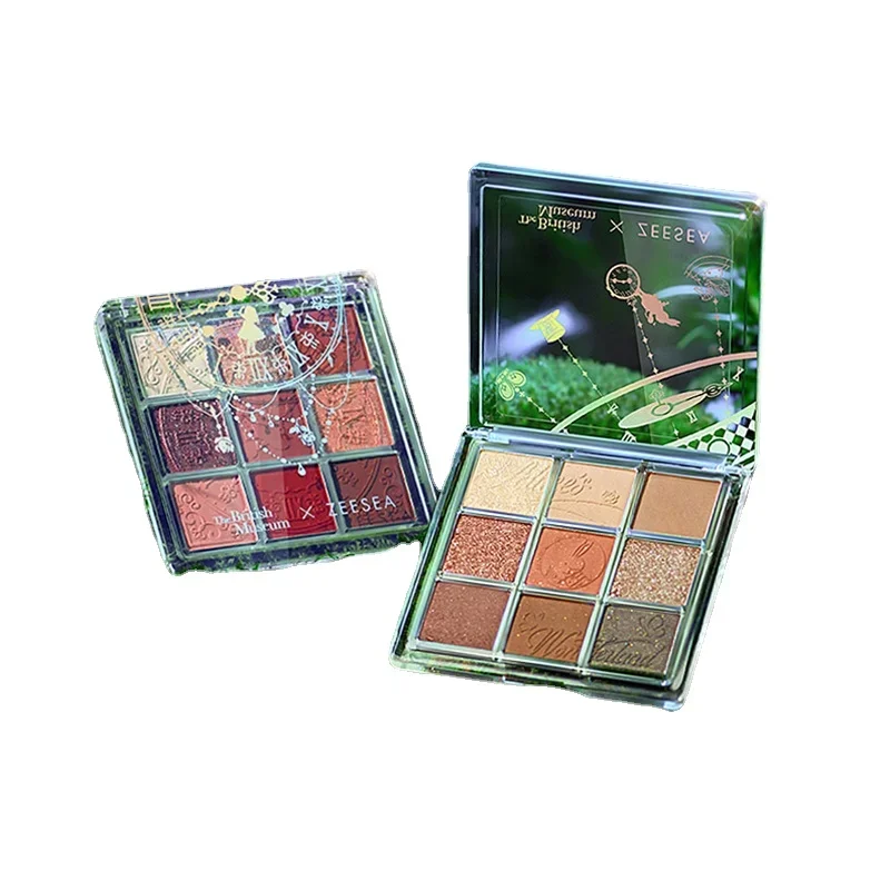 Yy Nine-Color Eye Shadow Female Cheap Earth Pearl Ins Super Hot Eye Shadow Plate