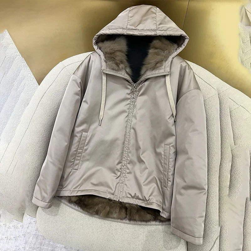 

Высококачественная осенне-зимняя женская флисовая куртка на подкладке с капюшоном, женская верхняя одежда, пальто 251107147