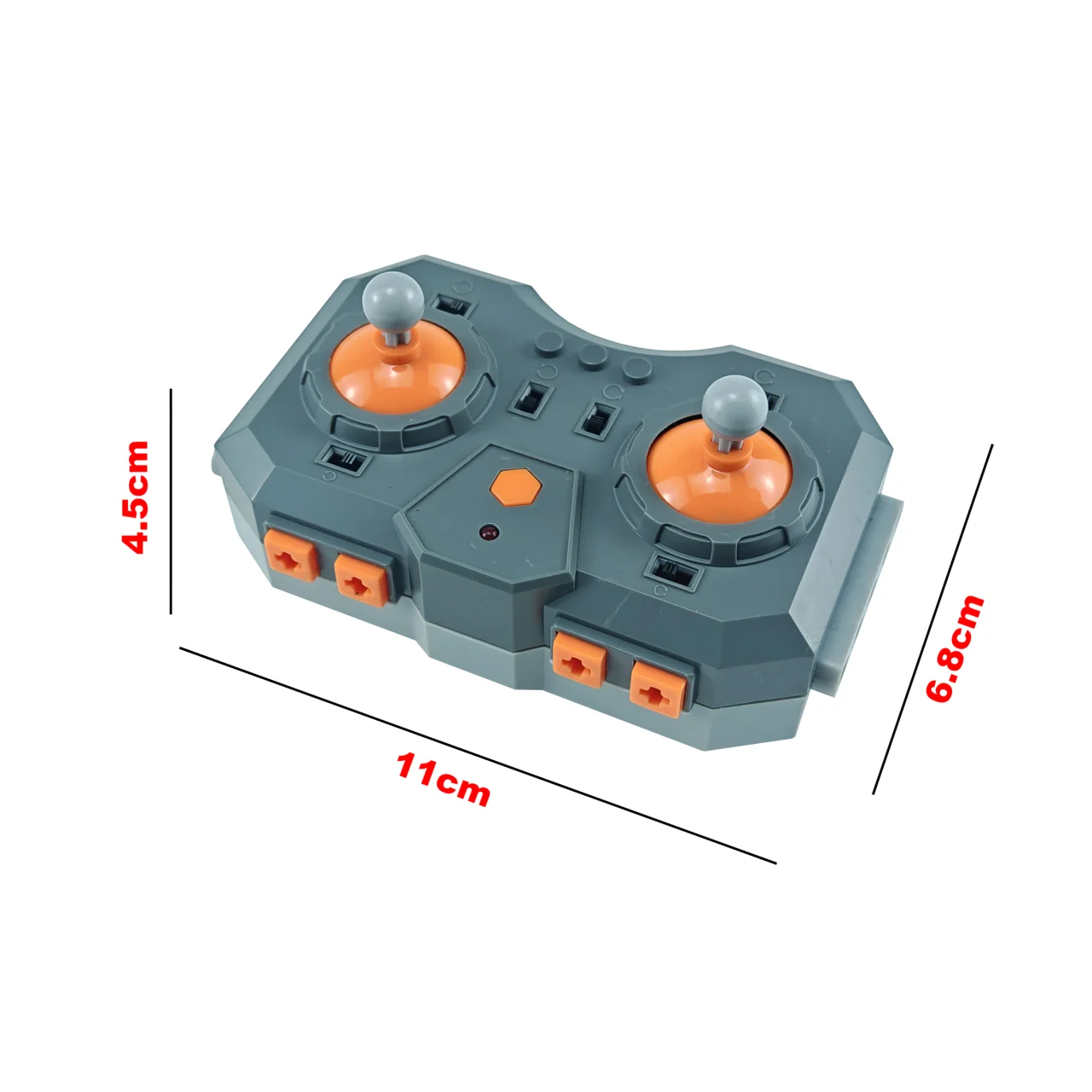 Bloques de construcción MOC, Kit RC inteligente de 8 canales, caja de batería de litio de 6V, sistema de Control por aplicación Bluetooth para proyectos de bloques DIY