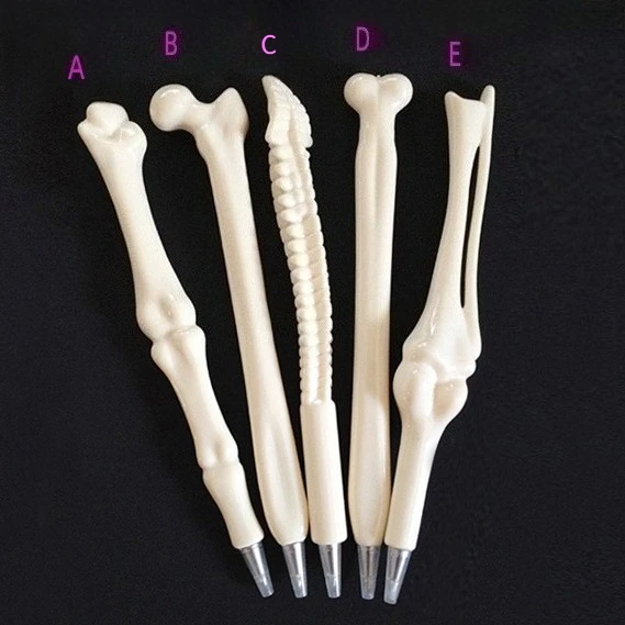 

Novelty Creative Novelty Bone Shape Ballpoint Pens Finger Pen Nurse Doctor Pen Stationery Gift Crazy Student Gift