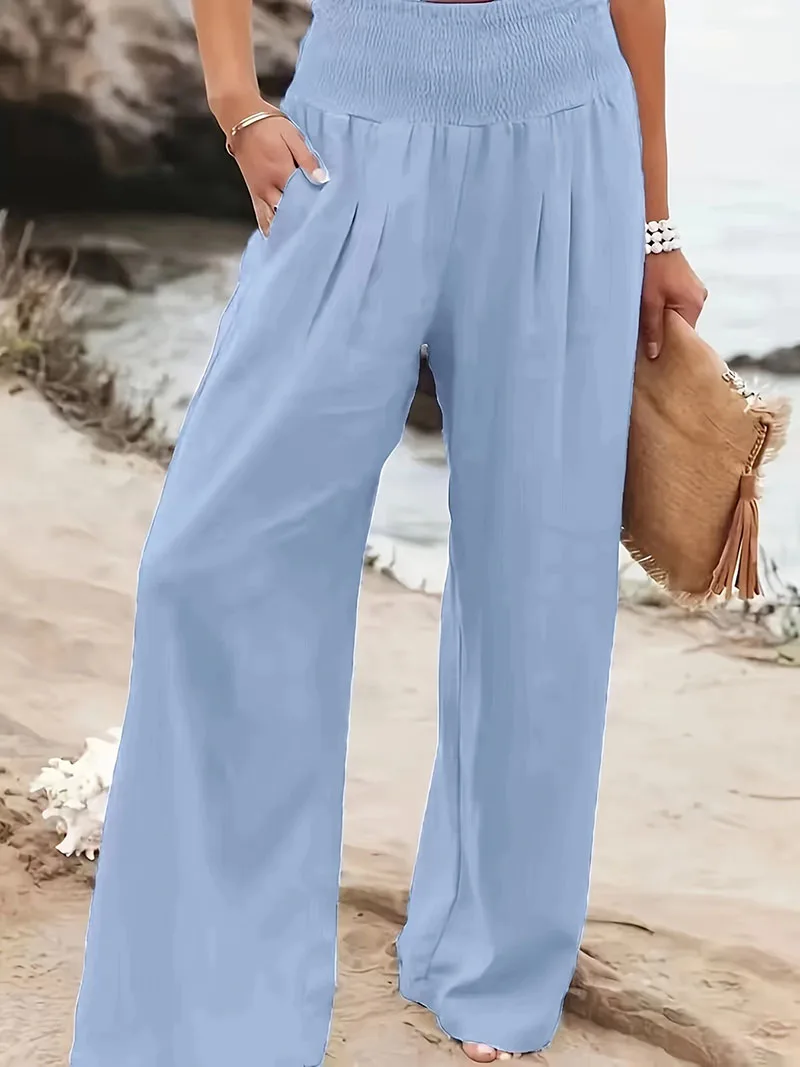 New Spring Women\'s Casual Pants, Casual Style, Comfortable Mid Waist Long Pants for Women