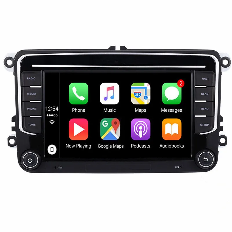 

Universal Android 14 Car Radio Carpaly For VW Volkswagen Golf 5 Seat/Skoda/Passat/Polo Autoradio Multimedia Player BT GPS 7 Inch