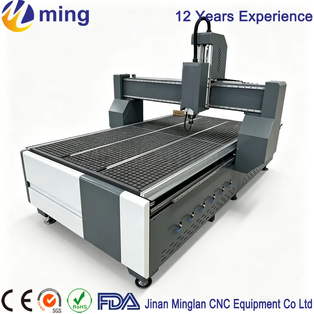 3.5Kw Spindle 1325 CNC Router Economic CNC Equipment Aluminum T-Slot Table