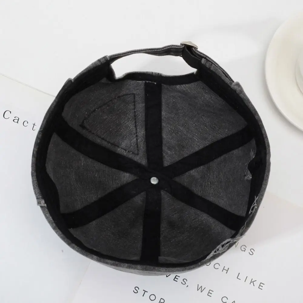 Gorro Casual Retro sin Visera, Ajustable, Estilo Vintage, Gorro Docker, Gorro de Lana con Borde Enrollado, Unisex