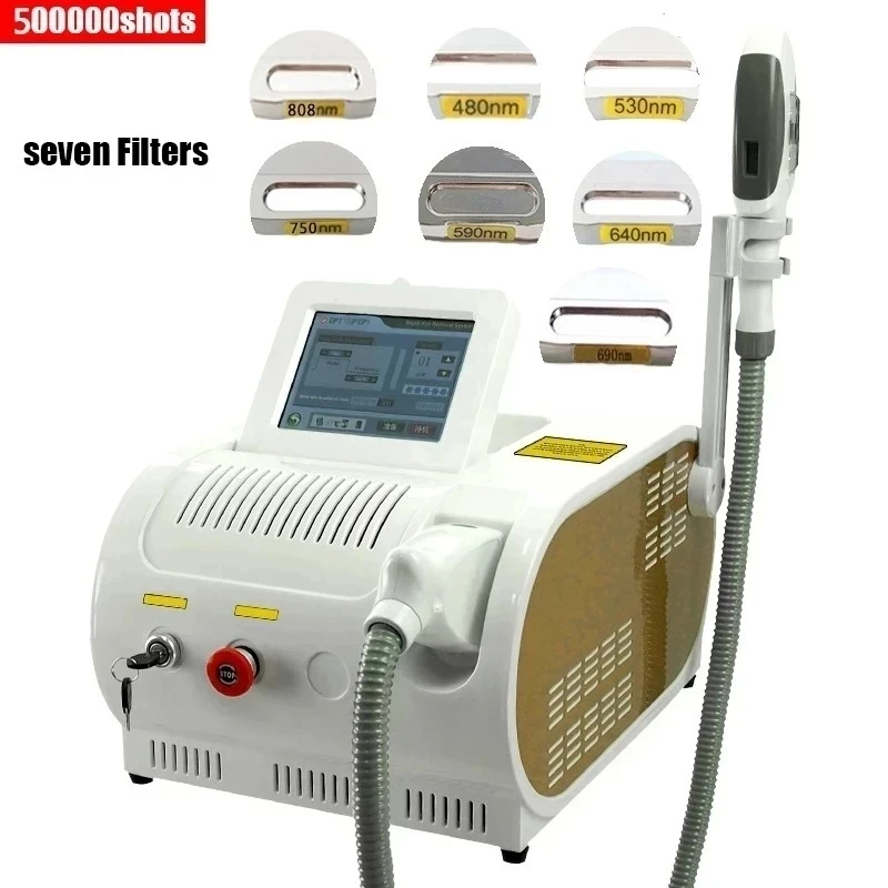 Portable IPL Laser Machine Skin Rejuvenation Hair Removal Machine E-Light Beauty Salon