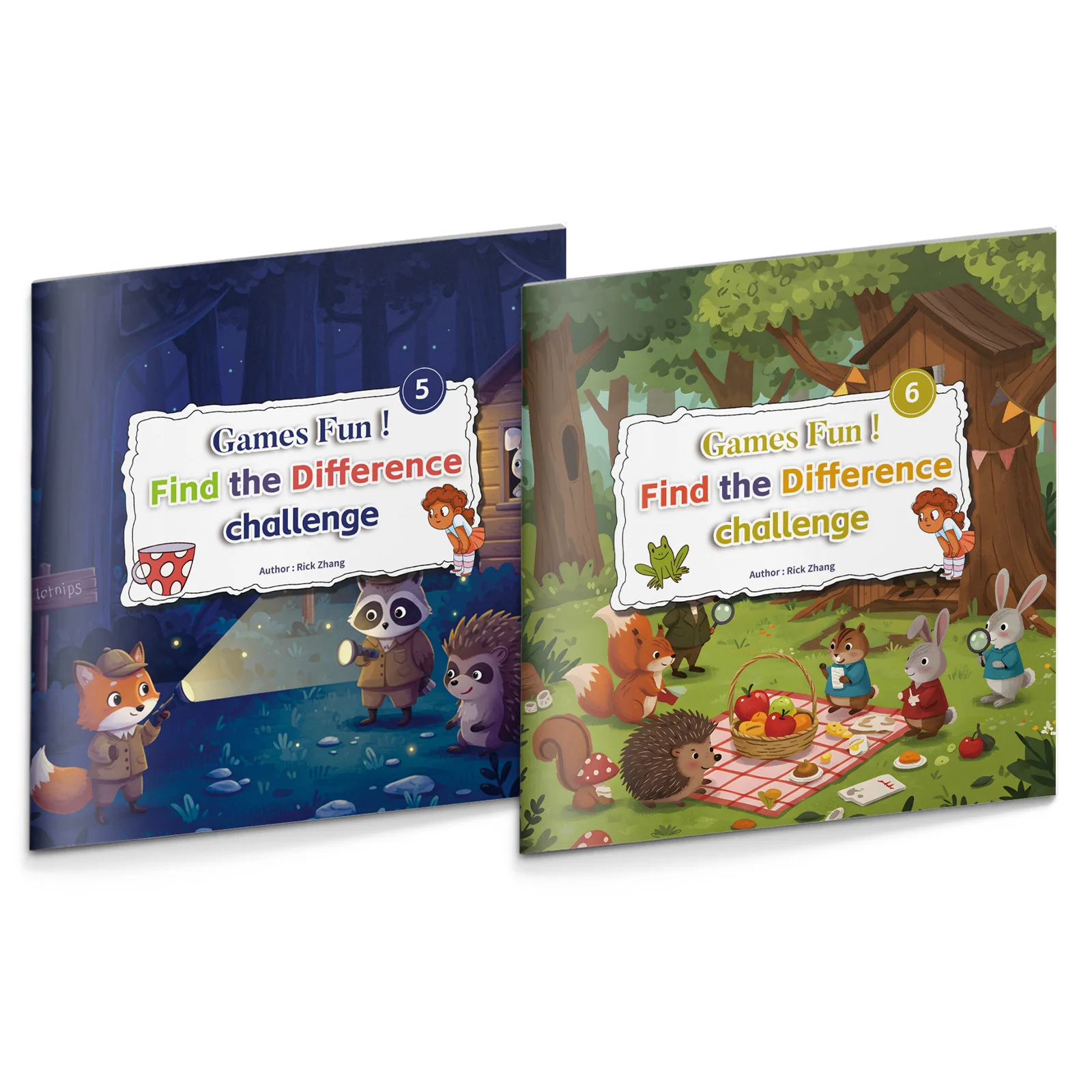 Compare and Find Puzzle  Set: Spot the Difference Games, Observation Practice, Visual Skills, Focus Building & Screen-Free