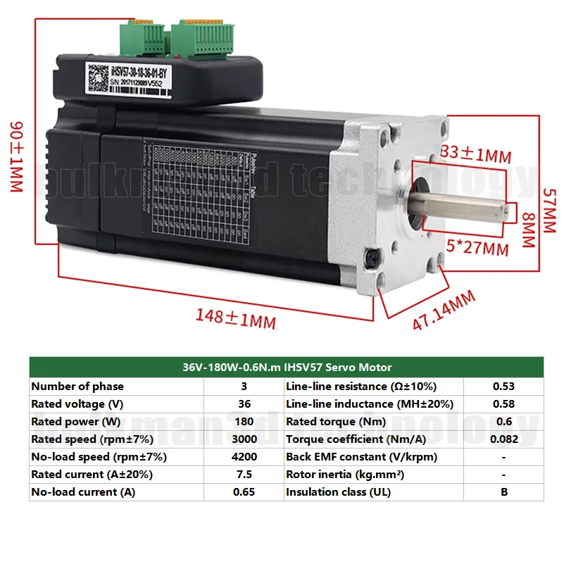 UC300 Mach3 4-Axis CNC Controller Kit with IHSV57 180W 3000rpm Servo Motors MeanWell 450W for ULTIMATE Bee QueenBee Pro Lead CNC