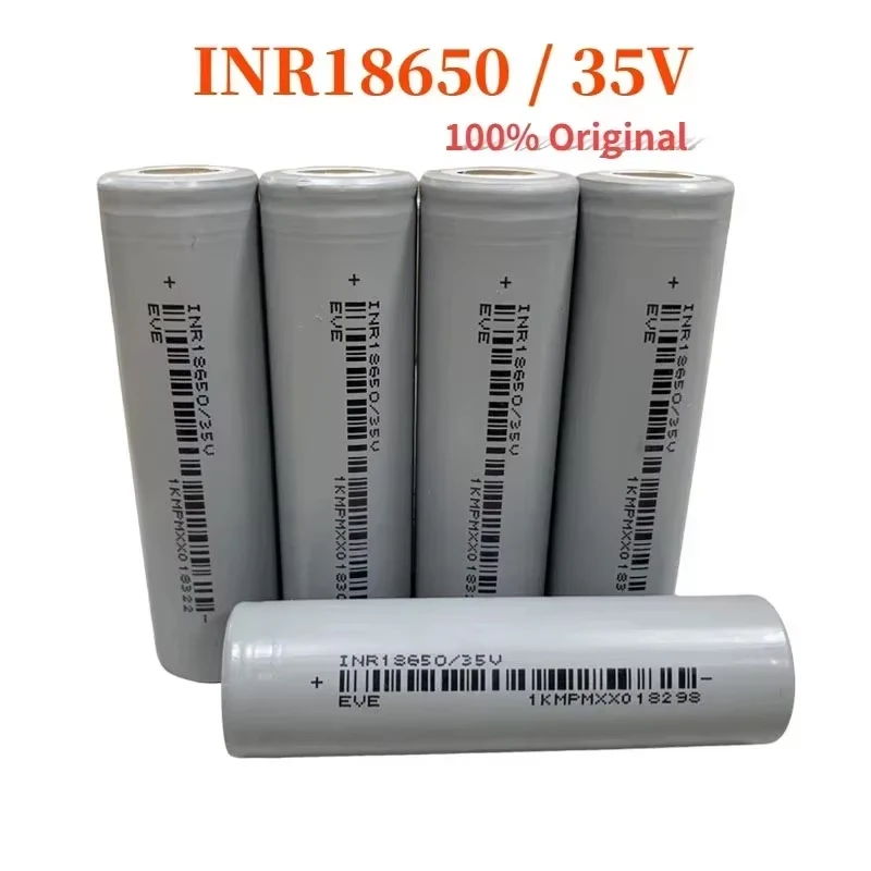 100% batería Original 18650 3500mAh INR18650/35V 3500mAh Li-ion 3,7 v batería recargable 18650 batería 1-50 piezas