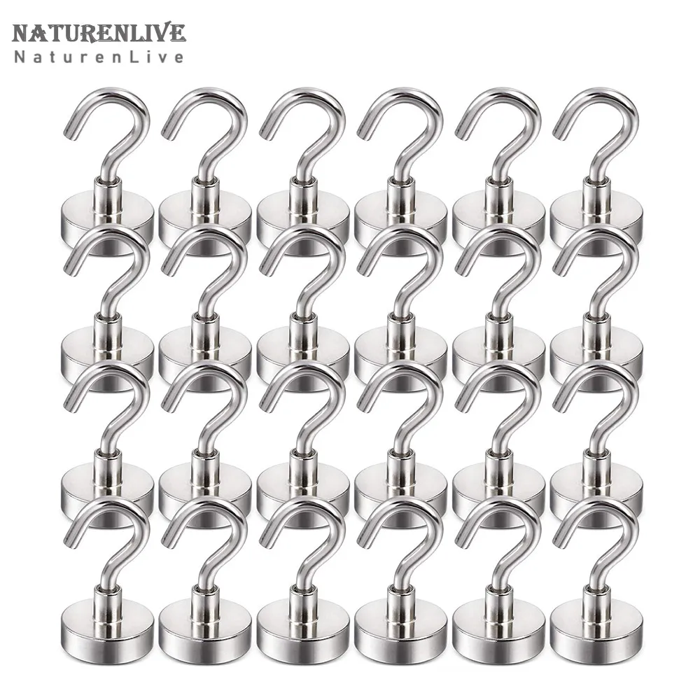 

28Pcs Magnetic hooks for cruising, home, kitchen, workplace, office and garage