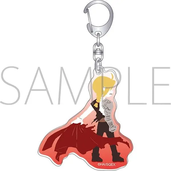

Yuru Palette Vol.1 Anime Acrylic Keychain Alphonse Elric Key Ring with Back Card Backpack Pendant Otaku Collectible Bag Charm