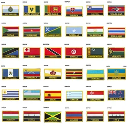Sri Lanka Flag Embroidery Patches Iron on Saw on Transfer patches Sewing Applications for Clothes in Home&Garden