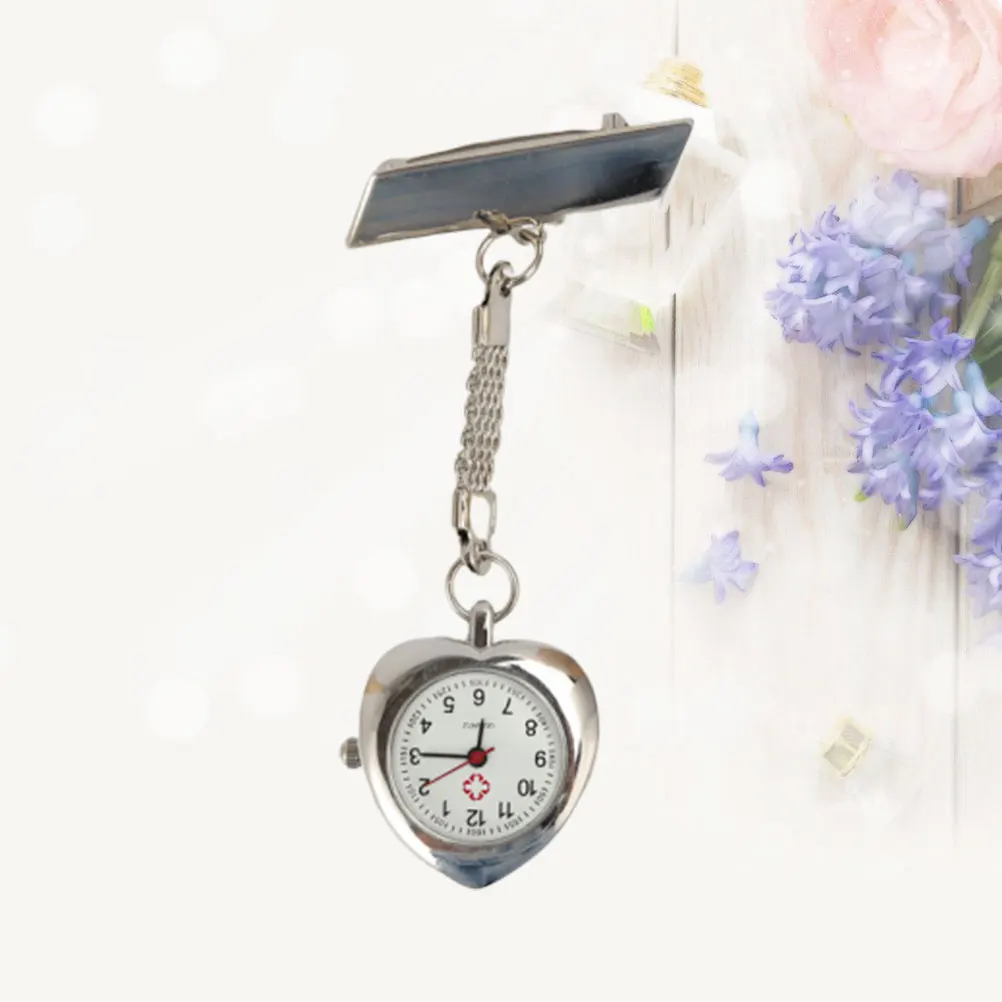 

Creative Exquisite Quartz Watch Medical Watch Classic Pocket Hanging Watch Gift Watch for Nurse Doctor (Heart)