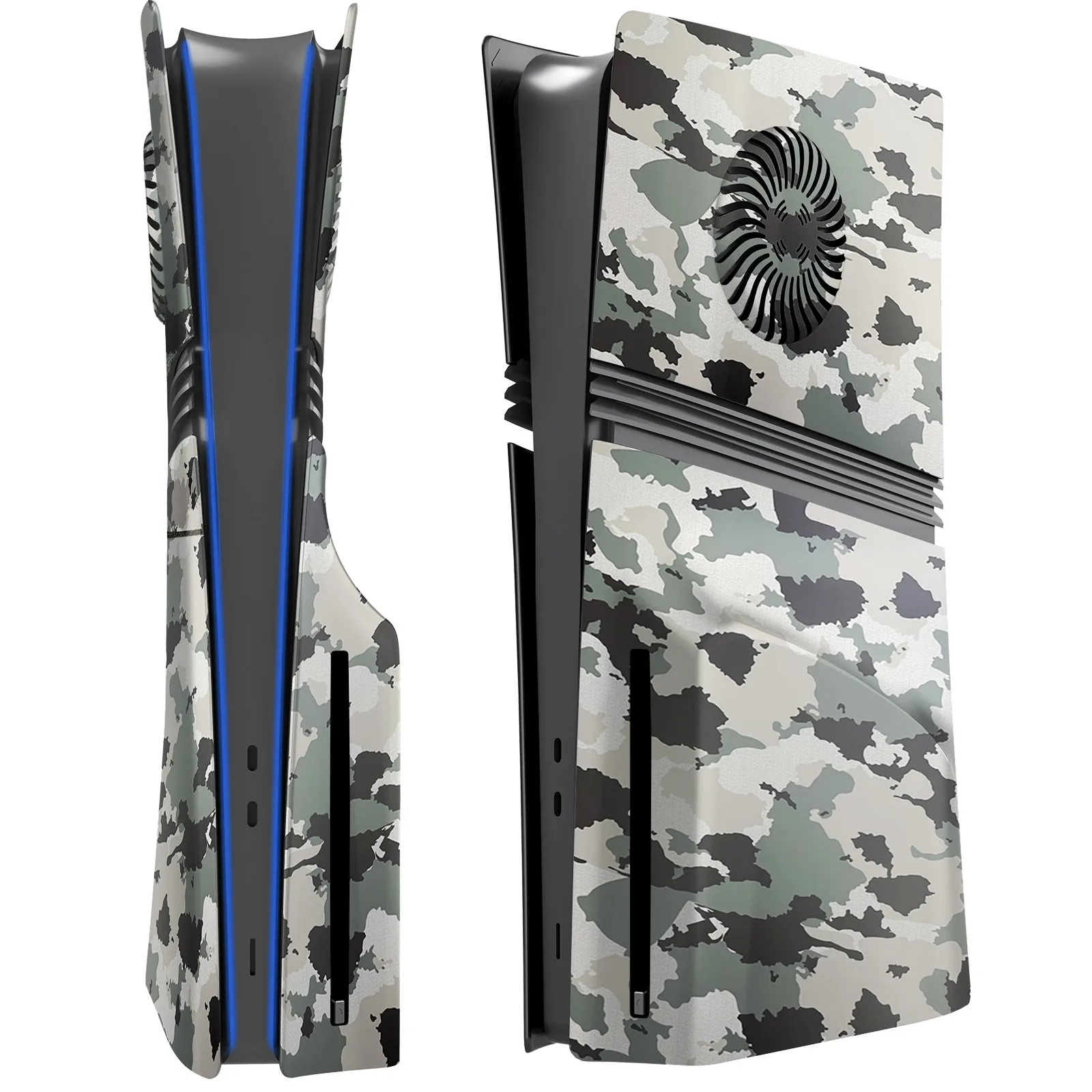 

For PS5 PRO Digital Console Ventilated Version Housing For PS5 PRO Optical Drive Replacement Camouflage Color Protective Shell