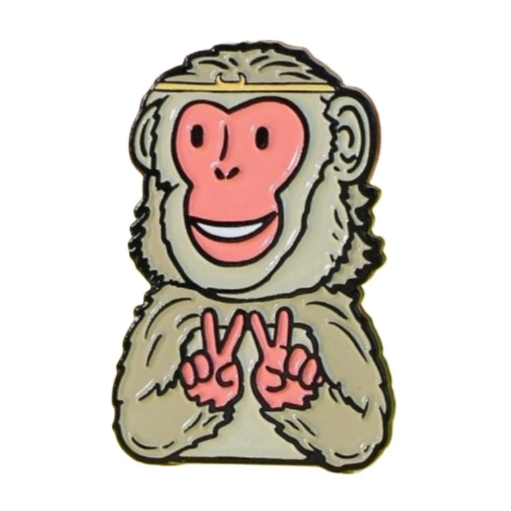Black Myth: Wukong Monkey Zhu Bajie Creative Badge Pin Brooch Bag Decoration Gift for Men and Women