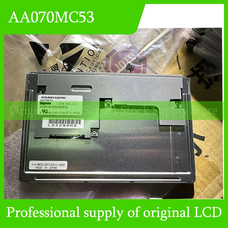 7.0 Inch AA070MC53 LCD Display Screen Panel Original for Mitsubishi Brand New and Fast Shipping Tested