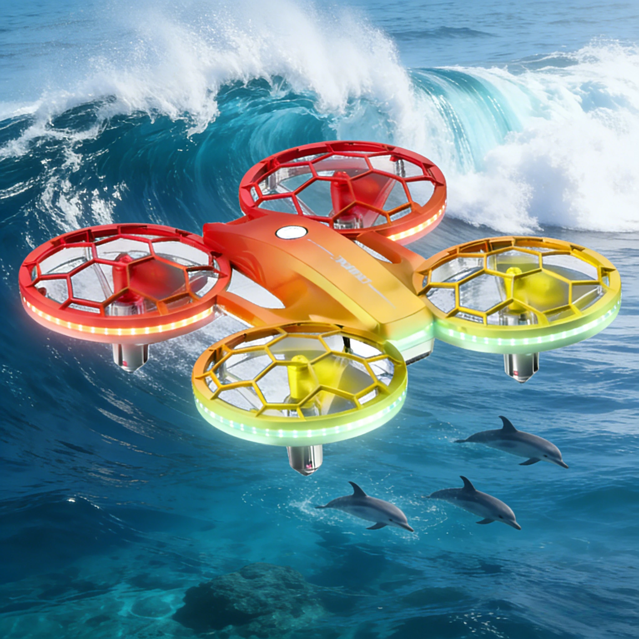 

JJRC H127 2,4G Квадрокоптер с дистанционным управлением в одно касание, взлет и посадка, трюковый дрон, яркий свет, устойчивая к падению детская игрушка