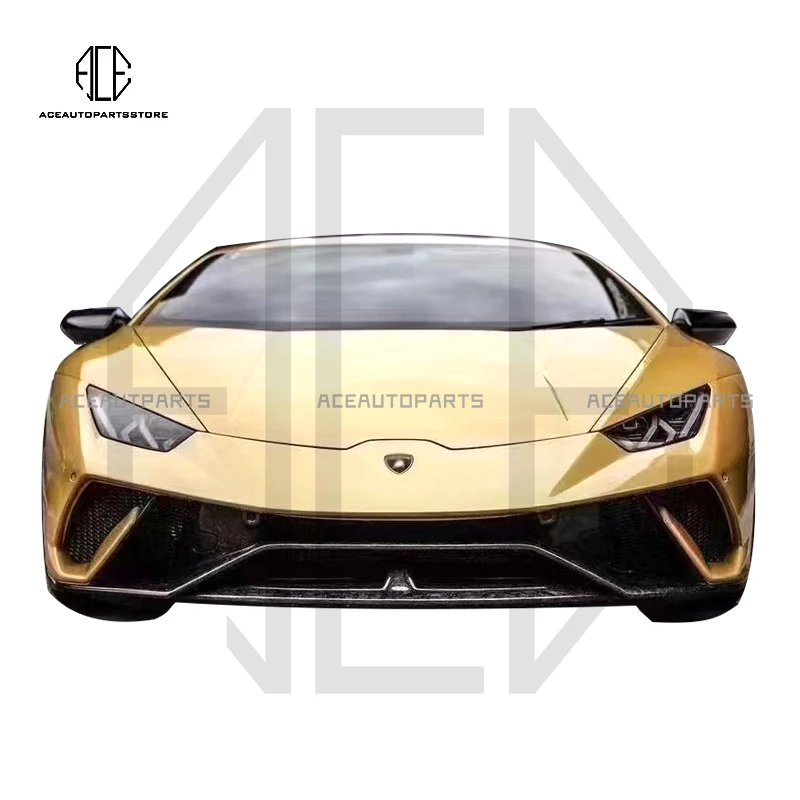 For Lamborghini Huracan LP610 LP580 Upgrade to Performante Style Carbon Fiber Body kit Bumper Hood Spoiler Exhaust