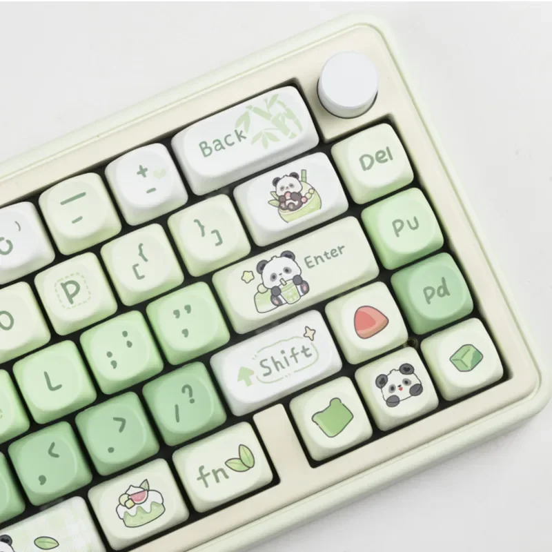 Imagem -05 - Chave Panda Pbt Keycap Perfil Sublimação Dye Teclado Mecânico mx Switch Gaming Keycaps 143