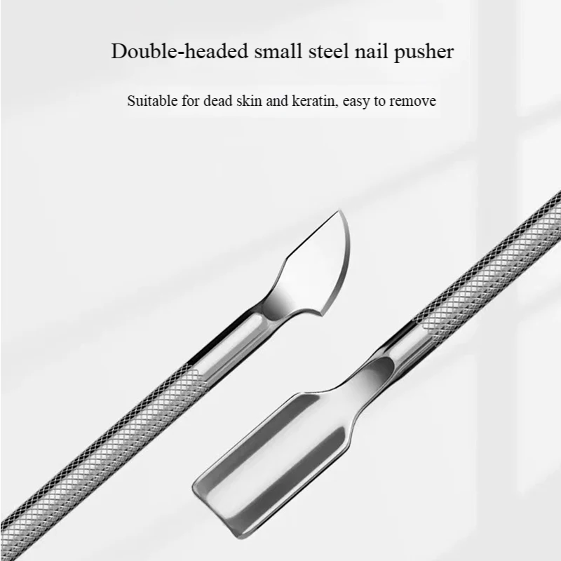 Complete Cuticle Care Set, Professional Nippers, Nail Pusher & Clippers, Portable Leather Case Manicure Kit, Home Use