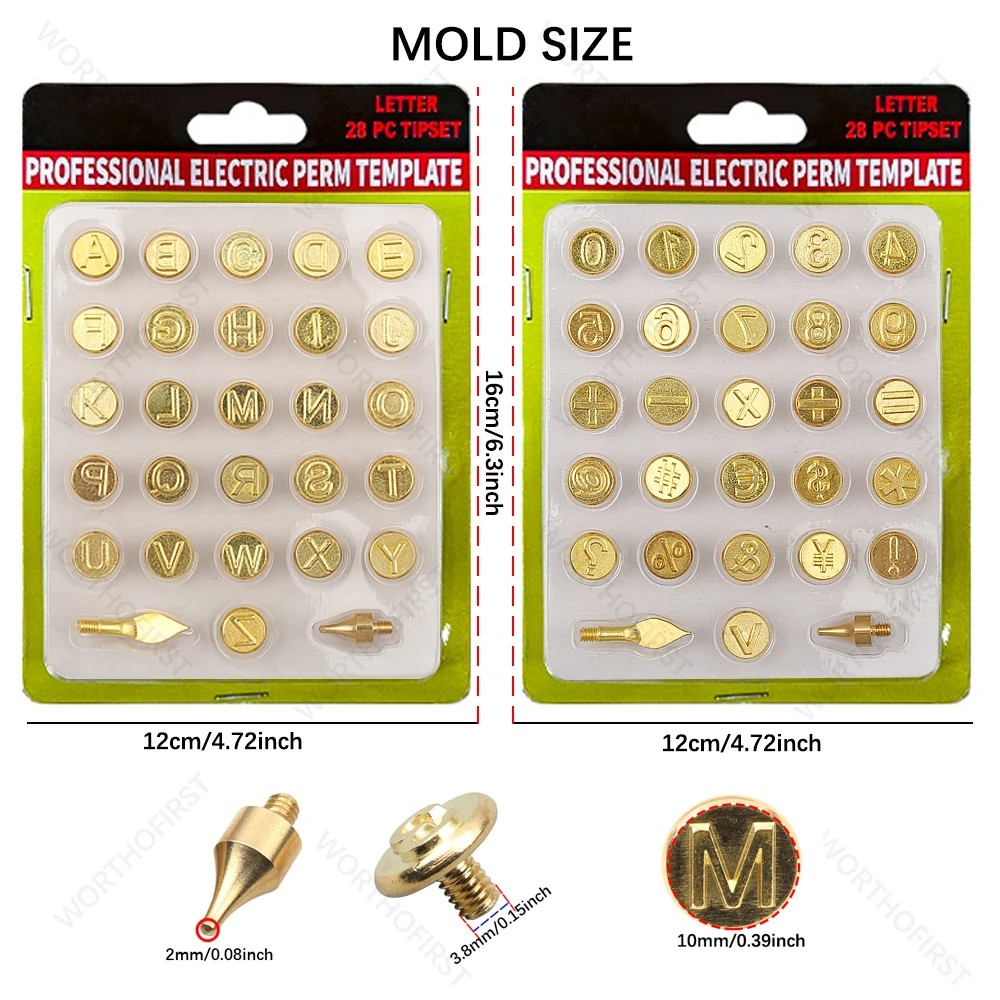 28-40pcs Wood Burning Pyrography Mold , Hot Stamping Molds, Perfect for DIY Wood Crafts Leather Hot Stamping Projects